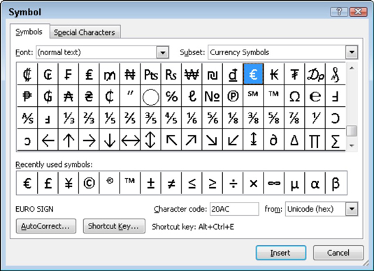 keyboard shortcut for theta mac word